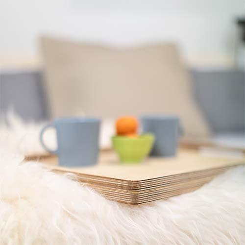 Door County Tray in Smoke Grey - Function