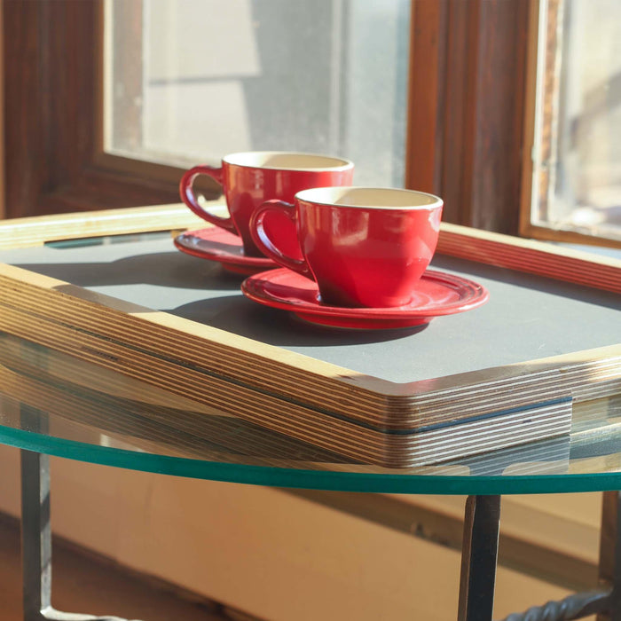 Door County Tray in Smoke Grey - Function