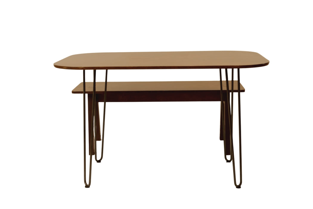 Huron Cafe Table & Bench Set