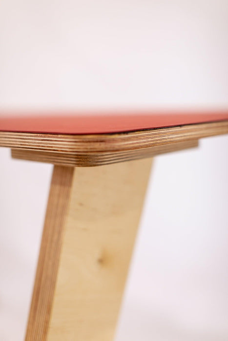 West Loop WFH Desk - Barn Red Linoleum Top - Function