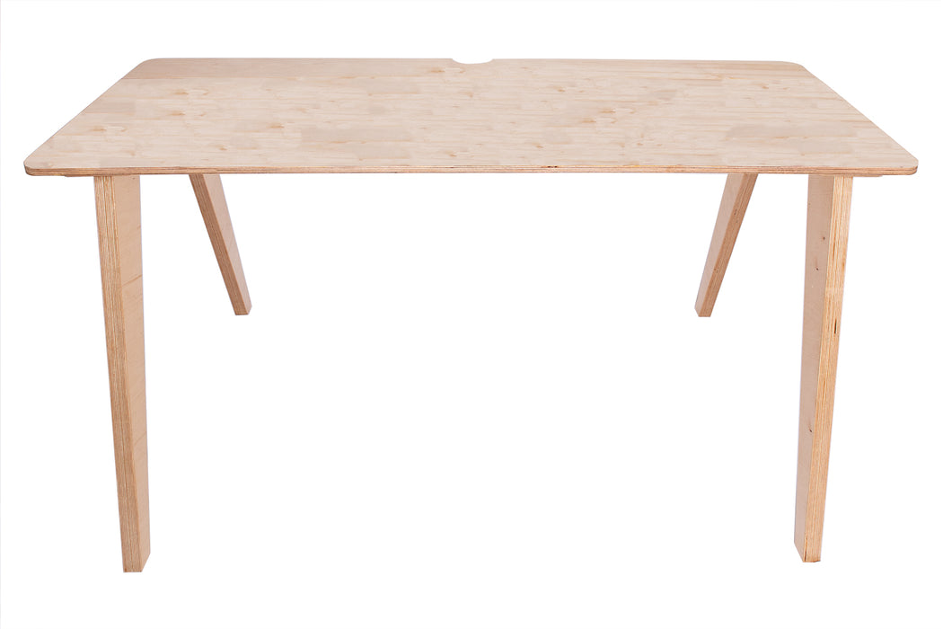 West Loop Modern Plywood Desk - All Natural Top