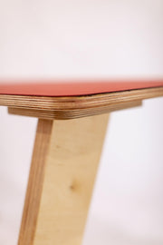 West Loop WFH Desk - Barn Red Linoleum Top - Function